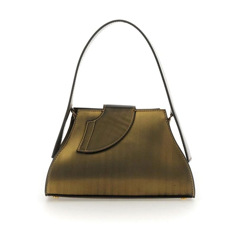 GCDS Structured Top Handle Handbag Women BLACK Handbags